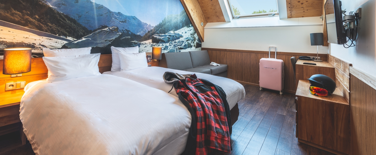 SnowWorld Landgraaf hotelkamer
