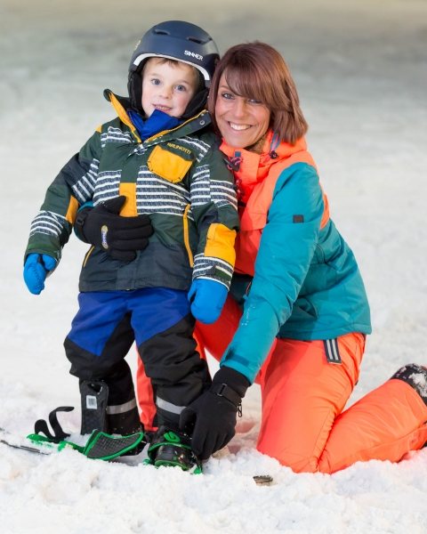 Ouder & Kind snowboardles
