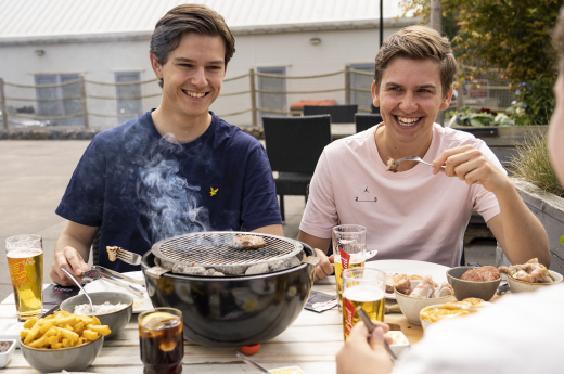 Tafelbarbecue - zomer bij SnowWorld