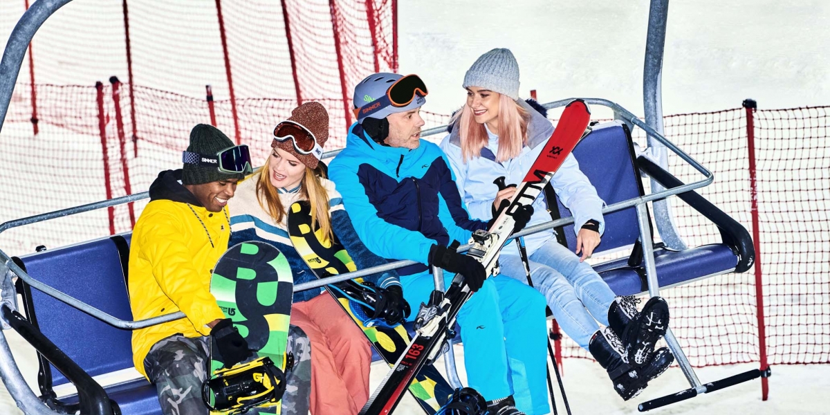 Piste skilift volwassenen