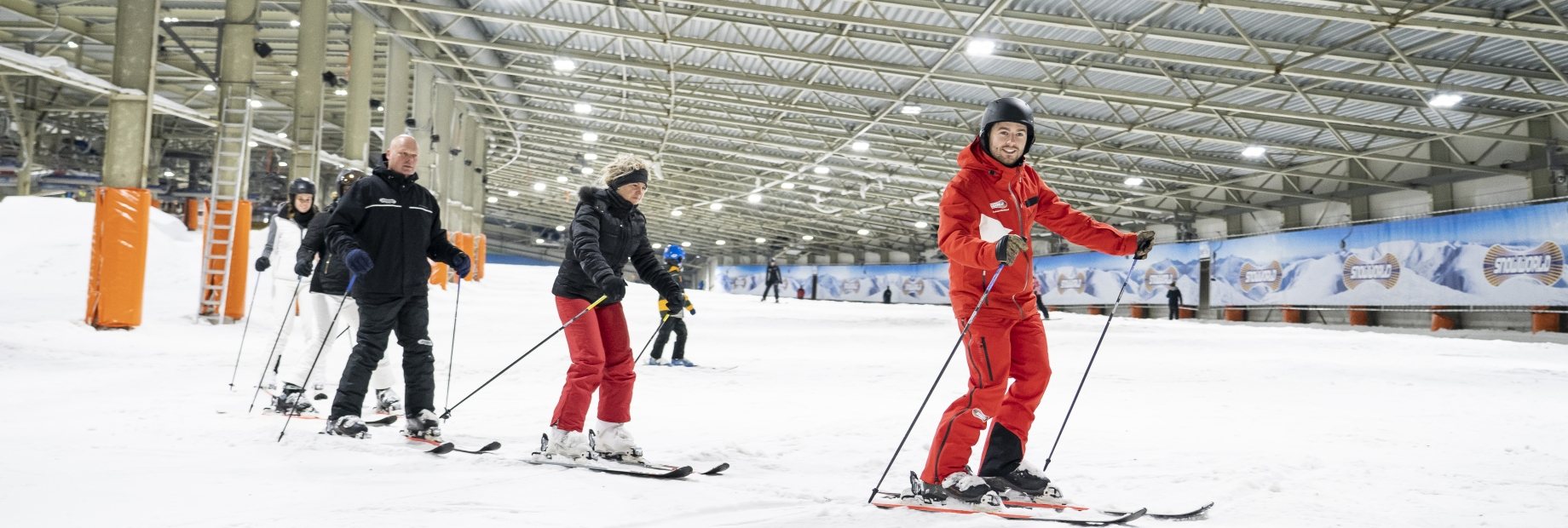 Skileraar op de piste