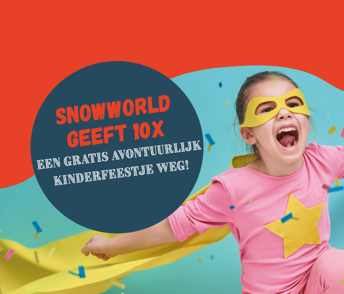 Win een gratis kinderfeestje bij SnowWorld